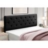 Cabeceira Cama Box King Size Estofada Madeira Realeza:preto - 2