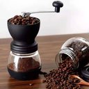 Ver imagem 2 de Conjunto Moedor Manual de Café e 4 Xícaras de Café Curto Expresso 100ml Cristal Lyor
