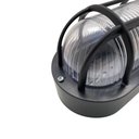 Ver imagem 5 de Kit 6 Arandela Tartaruga Poptem Oval Preta 20cm