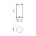 Ver imagem 2 de Pote de Vidro Hermético Tramontina Purezza 61227080 1,5l Transparente Transparente 61227080