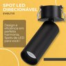 Spot Led Embutir Preto 5w Direcionável para Teto Bivolt - 4