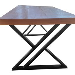 Mesa Industrial para Área Gourmet Amsterdã com Ferragem Preta 1,30m - 3