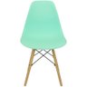 Kit 3 Cadeiras Charles Eames Eiffel Wood Design - Verde Claro - 3
