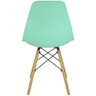 Kit 3 Cadeiras Charles Eames Eiffel Wood Design - Verde Claro - 4