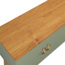 Ver imagem 4 de Rack + Painel Si Estilo Retrô 1.40m para Tv até 55'' Polegadas Cor Alecrim / Cinamomo