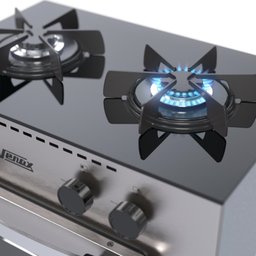 Fogão 2 Bocas Venax Mini Cook Gás GLP Bivolt Inox SE - 3