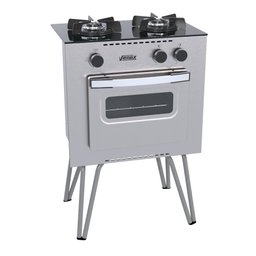 Fogão 2 Bocas Venax Mini Cook Gás GLP Bivolt Inox SE - 2