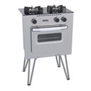 Ver imagem 2 de Fogão 2 Bocas Venax Mini Cook Gás GLP Bivolt Inox SE