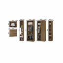 Ver imagem 5 de Quarto de Canto Solteiro com Guarda Roupas Cabeceira e Mesa de Cabeceira Paris Luciane Móveis