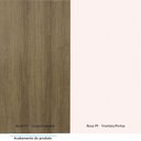 Ver mais imagens de Quarto de Canto Solteiro com Guarda Roupas Cabeceira e Mesa de Cabeceira Paris Luciane Móveis
