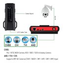 Ver imagem 4 de Testador de Camera Monitor 5 Video Hd Cctv Ahd Cvi