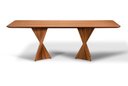 Ver imagem 2 de Mesa de Jantar Toronto 08 Lugares 220cm X 105cm, Base em Madeira Maciça e Tampo Amadeirado