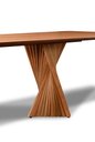 Ver imagem 3 de Mesa de Jantar Toronto 08 Lugares 220cm X 105cm, Base em Madeira Maciça e Tampo Amadeirado