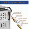 kit instalação gás encanado fogão forno cooktop mang 1,5 mts - 6