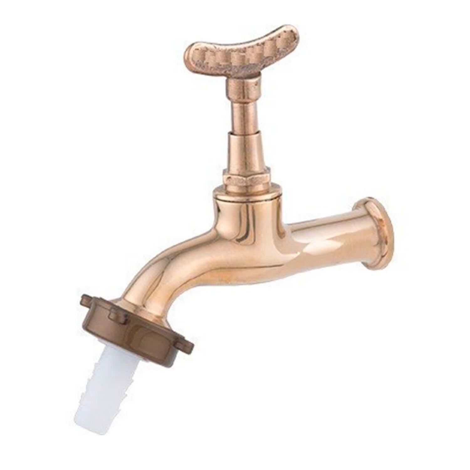 Torneira Para Tanque e Jardim 1130 1/2 P/ 3/4 Amarela Stander Bico Abs 12 Cm Torneira Tanque Vedante Rainha Metais - 1