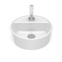 Ver imagem 5 de Kit 3 Cubas de Apoio 370 com Mesa Optica CR37 Roca Branco
