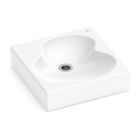 Kit 3 Cubas de Apoio 41x41cm Ruy Ohtake Roca Branco