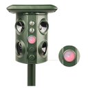 Ver imagem 5 de Repelente Solar Ultrassonico Sensor Infravermelho Afasta Praga Cobra Escorpiao Roedores Morcego Inse