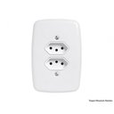 Ver imagem 1 de Tomada Dupla Ideale Br 2pt+t C/pl 10a 250v 3213 C/12pcs