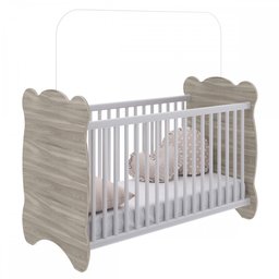 Berço com Armação Mosquiteiro Fresno/Branco 7000 - Percasa - 2