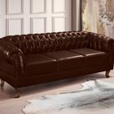 Ver imagem 1 de Namoradeira Chest 3 Lugares Duque Courano 200cm