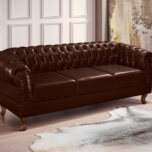Namoradeira Chest 3 Lugares Duque Courano 200cm