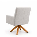 Ver imagem 7 de Poltrona Lykke Giratória Giromad Bouclé Cinza - Sallar Home