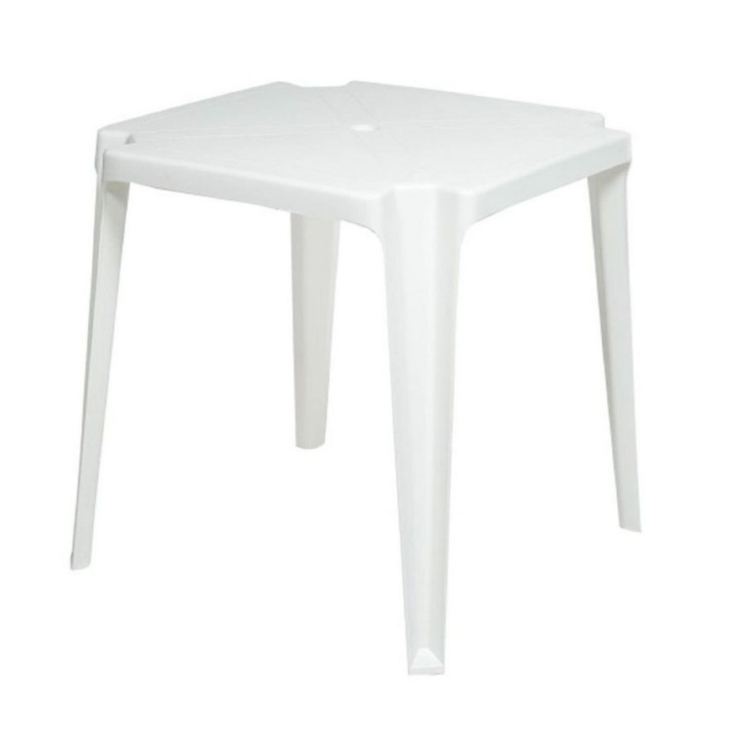 Conjunto de Mesa 4 Cadeiras Plastico Inovar Cestaplus Branca