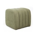 Ver imagem 1 de Puff para Sala de Estar Tube Boucle Verde Oliva