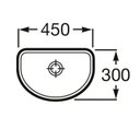 Ver imagem 5 de Kit 3 Cubas de Apoio 450x300 Optica EE45 Roca Branco
