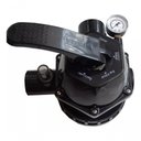 Ver imagem 1 de Válvula Cabeçote Rosqueada com Manômetro Uso Universal Filtros F450p até F750p - Nautilus