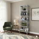 Ver imagem 1 de Estante Prateleira de Aço 60cm com 6 Bandejas – Galvanizada:prata