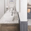 Ver imagem 3 de Kit 3 Cubas de Apoio 500x360 Mm com Furo Central sem Ladrão Thema Incepa