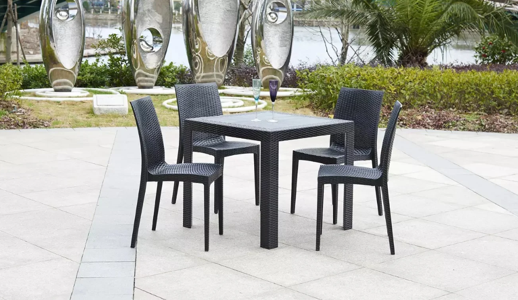 Cadeira Rattan Preto - Construmarcas - 4