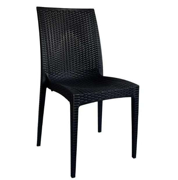 Cadeira Rattan Preto - Construmarcas