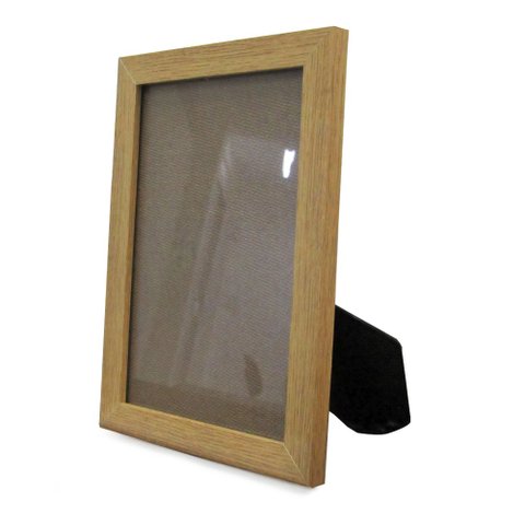 Porta Retrato Tradicional TaColado Moldura 2cm Madeira com Vidro 15x21cm 10 Unidades