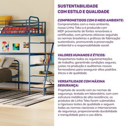 Beliche com Escada Lateral em Ferro Aço Carbono Tubular Teko Casatema - 11