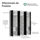 Ver imagem 5 de Guarda-roupa Casal 6 Portas Batentes Venus Madesa