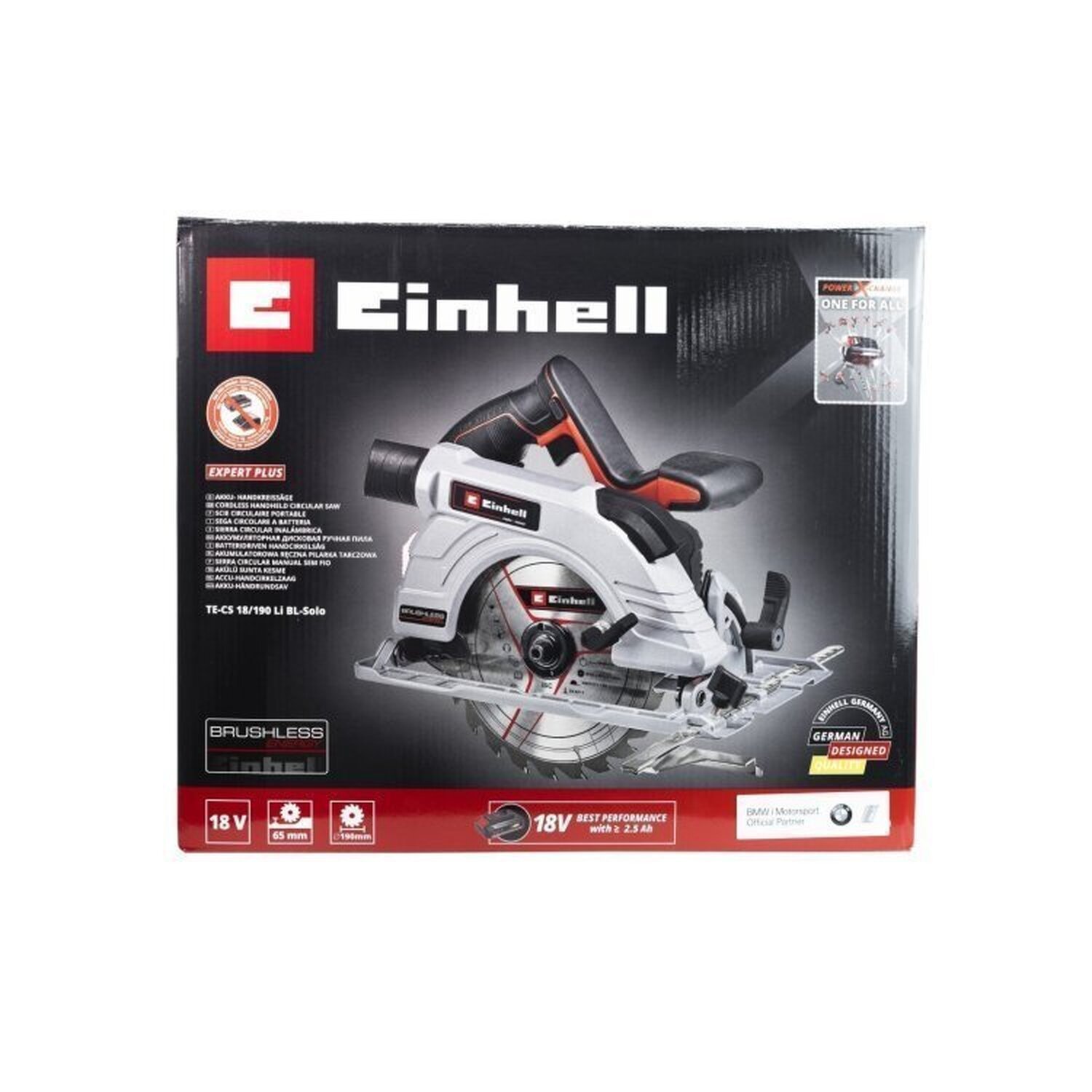 Kit Serra Circular Bateria Te-cs 18/190bl Solo Einhell com Kit Bateria X-change 2 Unidades 18v 2,5ah - 3