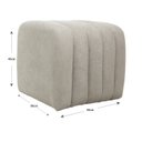 Ver imagem 4 de Puff para Sala de Estar Tube Boucle Prata