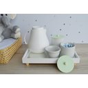 Ver imagem 2 de Kit Higiene Porcelana Bebê Unissex Maternidade Bancada Verde Bebê Térmica