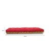 Sofá-cama Futon Slim S 01 Lugar Cor Vermelho Tomate FUTON BRASIL - 3