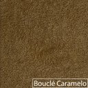 Ver imagem 2 de Sofá Curvo 2 Lugares Amsterdã 130cm Bouclé Cor Caramelo