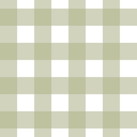 Papel de Parede Doce Estilo Xadrez Verde 82137