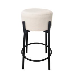 Kit 2 Banquetas para Cozinha Balcão Bistrô Bancada Dre Média:off White - 3
