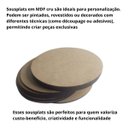 Ver imagem 4 de Suplat Sousplat Soupla Supla 10cm Kit com 50 Mdf Cor Cru