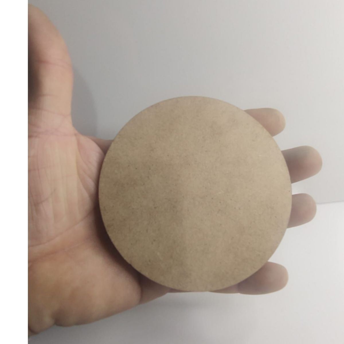 Suplat Sousplat Soupla Supla 10cm Kit com 50 Mdf Cor Cru - 7
