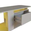 Ver imagem 6 de Rack para Tv até 55 Polegadas com 1 Gaveta e Iluminação em Led Rgb Ra0136