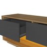 Rack para Tv até 65 Polegadas com 3 Gavetas e 1 Nicho com Iluminação em Led Rgb Ra8001 - 6
