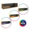 Rack para Tv até 65 Polegadas com 3 Gavetas e 1 Nicho com Iluminação em Led Rgb Ra8001 - 10